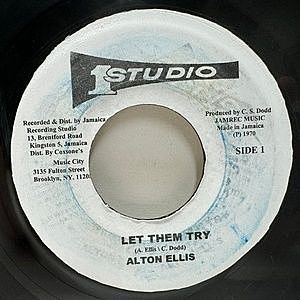 レコード画像：ALTON ELLIS / Let Them Try / A Fool