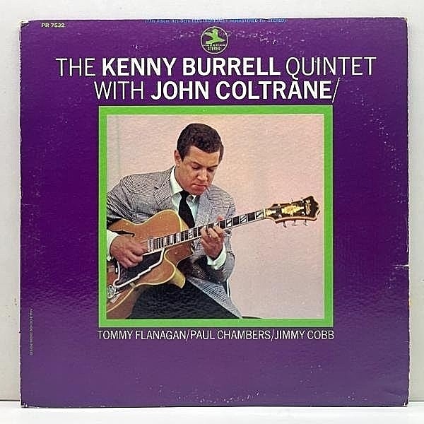 レコードメイン画像：良好!! US 70'sプレス The Kenny Burrell Quintet With John Coltrane [KENNY BURRELL & JOHN COLTRANE] 唯一のデュオ演奏が聴きもの