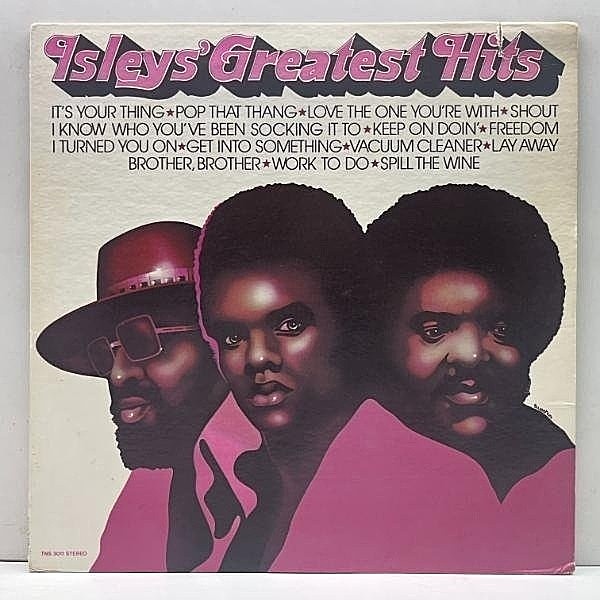 レコードメイン画像：【初期の名演を網羅】USオリジナル ISLEY BROTHERS The Isleys' Greatest Hits ('73 T-Neck TNS 3011) アイズレー・ブラザーズ Work To Do