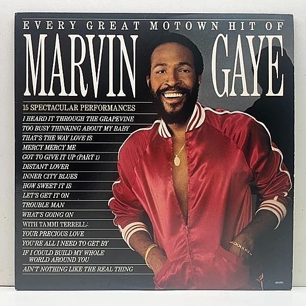 レコードメイン画像：【60's～70'sのヒット曲を網羅】良好!! USプレス MARVIN GAYE Every Great Motown Hit Of ('83 Motown) マーヴィン・ゲイ LP ベスト 名曲集