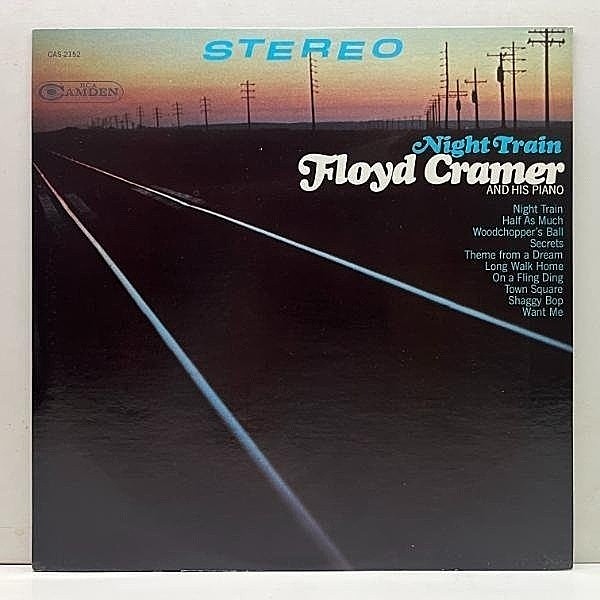 レコードメイン画像：【エルヴィスの歌伴ピアニスト】極美品 US初期プレス FLOYD CRAMER Night Train (RCA) Nashville Soundの旗手 Elvis Presley