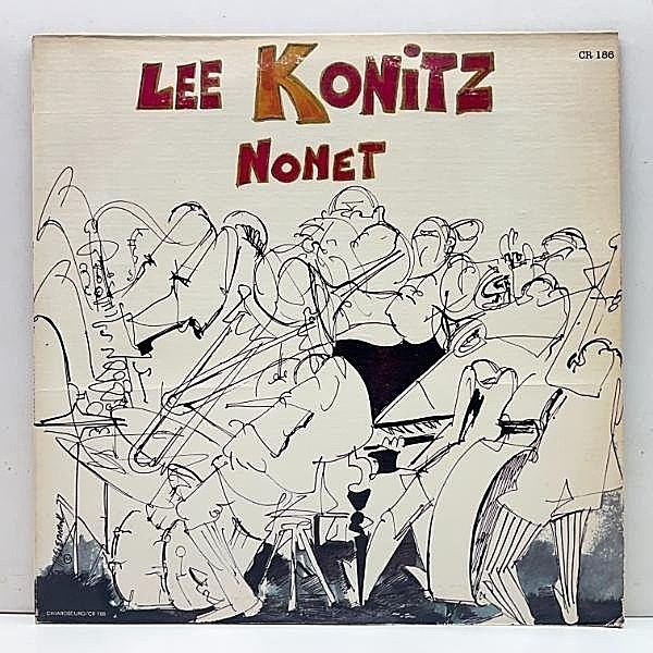 レコードメイン画像：美盤!! USオリジナル LEE KONITZ Nonet ('77 Chiaroscuro) リー・コニッツ・ノネット 9重奏での好演