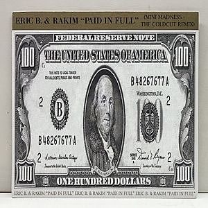 レコード画像：ERIC B. & RAKIM / Paid In Full (Mini Madness - The Coldcut Remix)