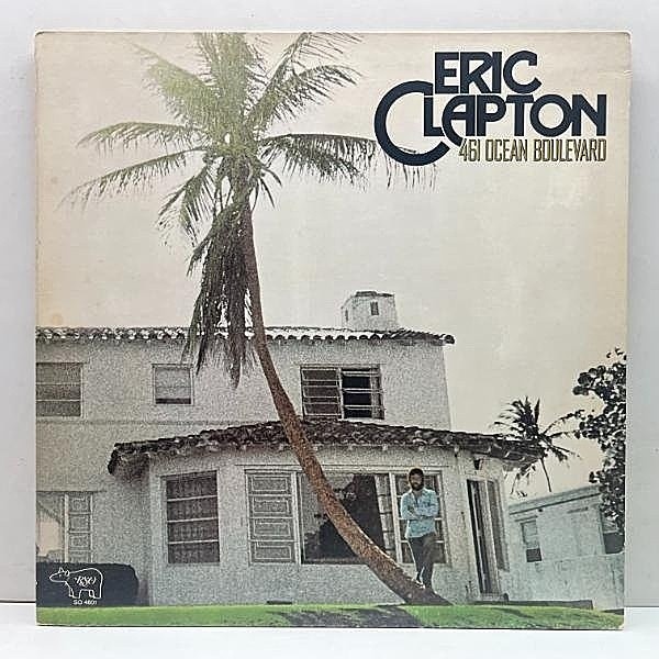 レコードメイン画像：良好品!! Wマーク無し USオリジナル ERIC CLAPTON 461 Ocean Boulevard ('74 RSO) エリック・クラプトン 初回 ROCKEFELLER, NYリム