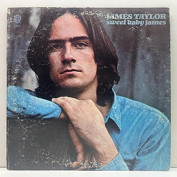 レコードメイン画像：良好盤!! 初版 緑ラベル USオリジナル JAMES TAYLOR Sweet Baby James ('70 Warner Bros. WS 1843) w/ Carole King, Danny Kortchmar