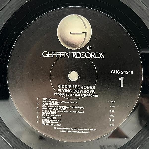 RICKIE LEE JONES / Flying Cowboys (LP) / Geffen | WAXPEND RECORDS