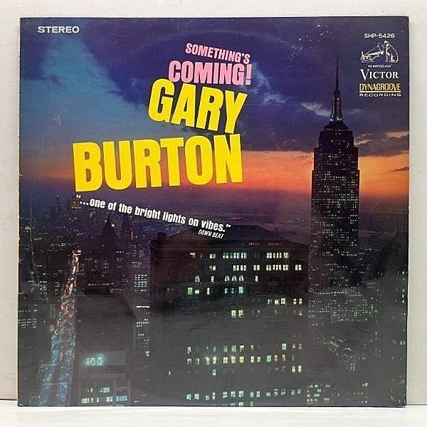 レコードメイン画像：【ジム・ホールとの見事のコラボ】半透明仕様 深溝 FBペラジャケ JPNオリジ GARY BURTON Something's Coming! (RCA) ゲイリー・バートン