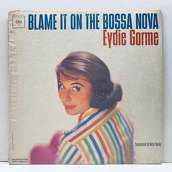 レコードメイン画像：USオリジナル【MONO 初版GUARANTEED】EYDIE GORME Blame It On Bossa Nova ('63 Columbia) イーディ・ゴーメ ／ 恋はボサ・ノバ