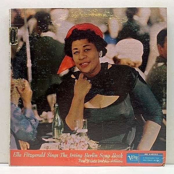 レコードメイン画像：良好盤!! 2LP US初期プレス ELLA FITZGERALD Sings The Irving Berlin Song Book (Verve V6-4030) arr./cond. Paul Weston