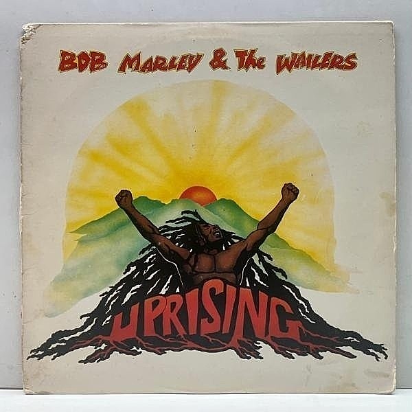 レコードメイン画像：USオリジナル 初版 水色ラベ STERLING刻印 BOB MARLEY & THE WAILERS Uprising ('80 Island) 名曲 Pimper's Paradise 他 概ね良好！