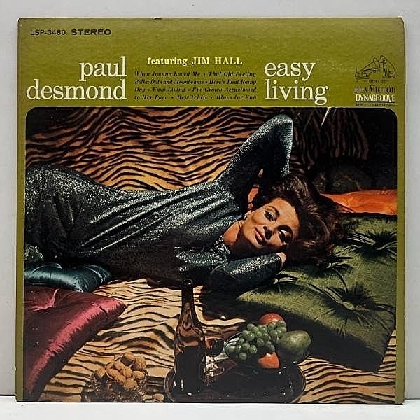 レコードメイン画像：良好!! USオリジナル 初版ニッパー 深溝 PAUL DESMOND Easy Living ('62 RCA) w/ JIM HALL ポール・デスモンドとジム・ホール 優秀録音