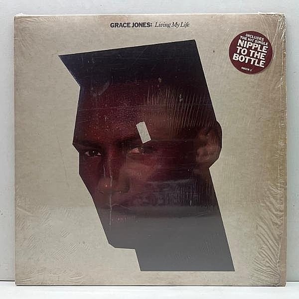 レコードメイン画像：【BEASTIE BOYS サンプリングネタ】シュリンク良好!! USオリジナル GRACE JONES Living My Life ('82 Island) メールオーダー用紙付属 LP