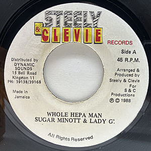 レコード画像：SUGAR MINOTT / LADY G / Whole Hepa Man