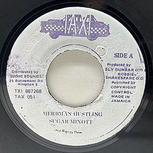 レコード画像：SUGAR MINOTT / Herbman Hustling