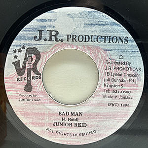 レコード画像：JUNIOR REID / Bad Man