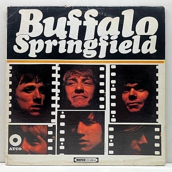 レコードメイン画像：USオリジナル MONO 3色ラベル BUFFALO SPRINGFIELD Same 1st デビュー作 (ATCO 33-200) Neil Young, Stephen Stills 米モノラル LP