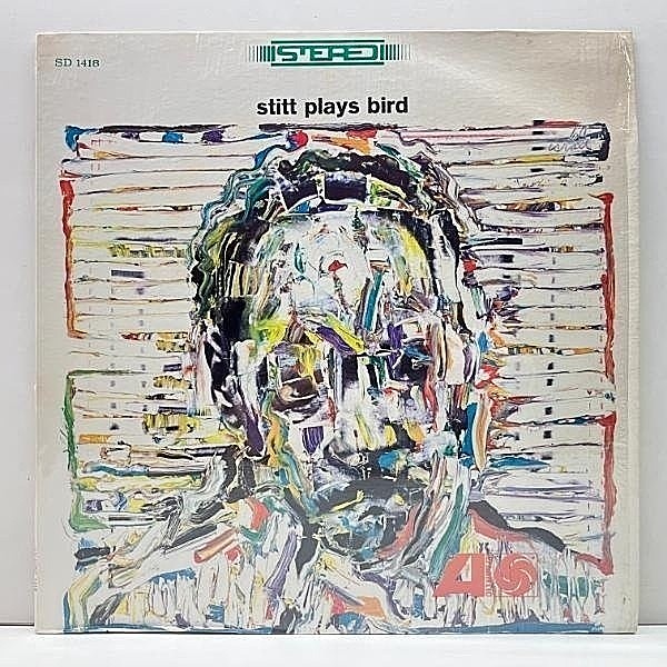 レコードメイン画像：シュリンク良好!! US 70'sプレス SONNY STITT Plays Bird (Atlantic SD 1418) 御大チャーリー・パーカーのレパートリーに挑戦した意欲作