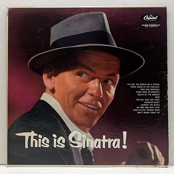 レコードメイン画像：良再生!! MONO 初版ターコイズ USオリジナル FRANK SINATRA This Is Sinatra ('56 Capitol T-768) ヒットシングル中心に名唱がズラリ