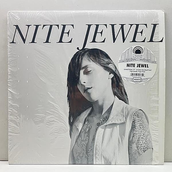 レコードメイン画像：シュリンク良好!! 12インチ 手書きシリアルナンバー USプレス NITE JEWEL It Goes Through Your Head 80年代風の美声クリスタルチューン！