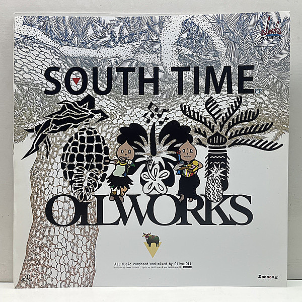 レコードメイン画像：【リゾート気分のスムースメロウTRACK全8曲収録】12インチ OLIVE OIL South Time EP (Oil Works / OIL1214) NINJA MOB SNEEEZE 参加