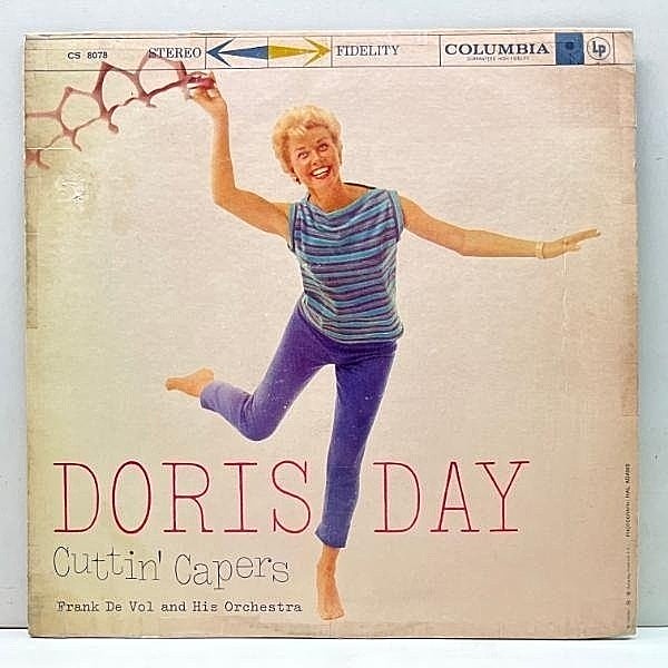 レコードメイン画像：USオリジナル 初版 CBC無し 6eye 深溝 DORIS DAY Cuttin Capers ('58 Columbia CS 8078) ドリス・デイ 米 初回 Stereo ステレオ