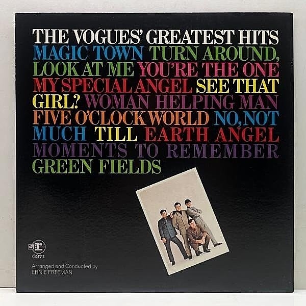 レコードメイン画像：美盤!! USオリジナル 初版 2色ラベル THE VOGUES Greatest Hits ('69 Reprise) 重厚なスロウバラード多数収録 名曲 ふりかえった恋 ほか LP