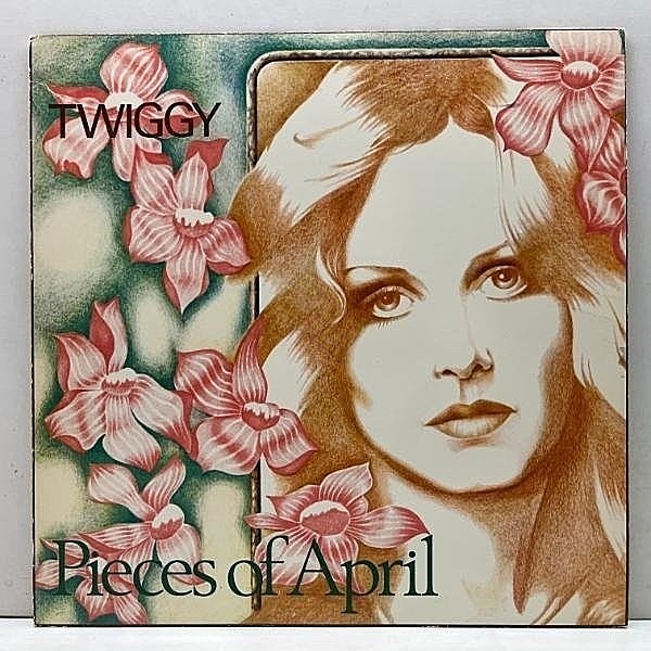 レコードメイン画像：【60年代アイコン的女優のブリティッシュトラッド】美盤!! UKオリジ TWIGGY Pieces Of April ('78 St Michael) JACKIE DESHANNON カヴァー