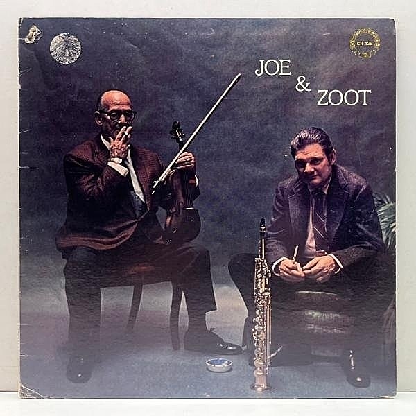 レコードメイン画像：美盤!! USオリジナル JOE VENUTI & ZOOT SIMS ('74 Chiaroscuro) バイオリンの名手、ジョー・ヴェヌーティとズート・シムズの共演盤