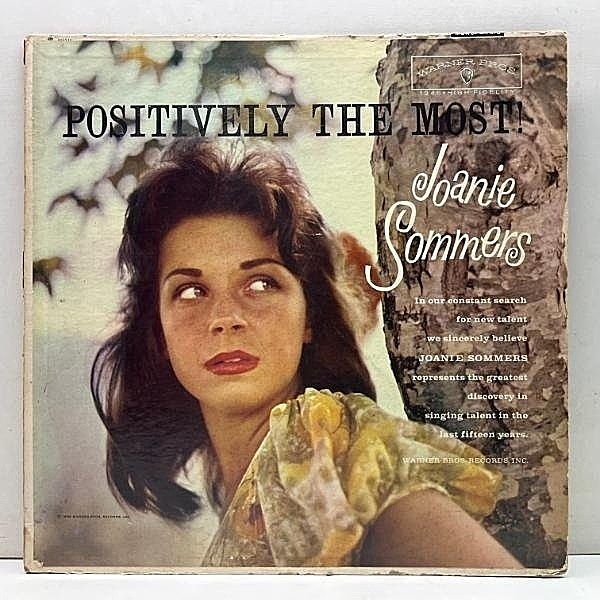 レコードメイン画像：【w/ART PEPPER】MONO USオリジナル JOANIE SOMMERS Positively The Most ('60 Warner) ジョニー・ソマーズ 1st デビュー 米 モノラル