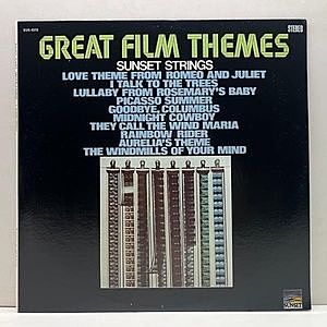 レコード画像：SUNSET STRINGS / Great Film Themes