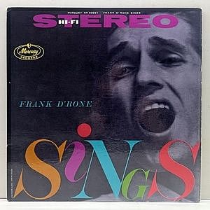 レコード画像：FRANK D'RONE / Frank D'Rone Sings