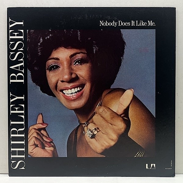 レコードメイン画像：美盤!! USオリジナル SHIRLEY BASSEY Nobody Does It Like Me ('74 United Artists) DAVID T. WALKER 参加 STEVIE WONDER カヴァーなど