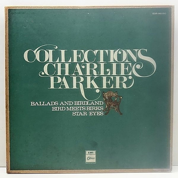 レコードメイン画像：日本オンリー 3LP BOX【MONO】CHARLIE PARKER Collections : Ballads and Birdland / Bird Meets Birks (Odeon) チャーリー・パーカー