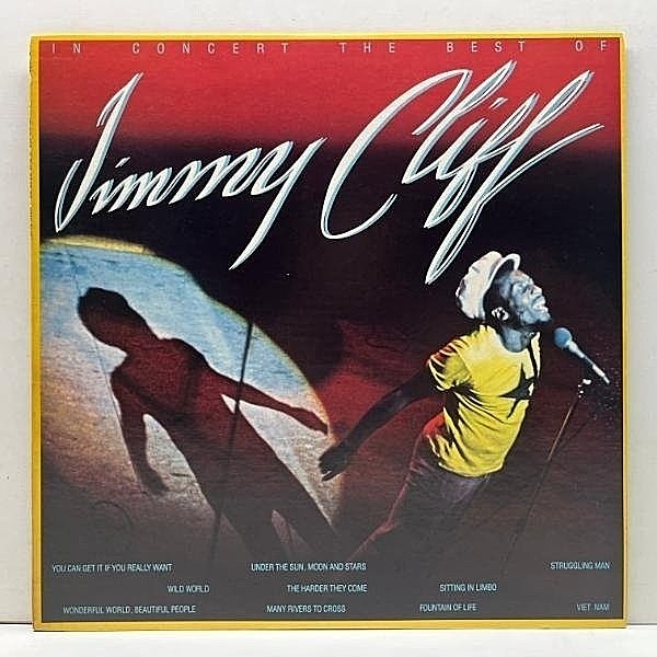 レコードメイン画像：【白熱の臨場感でお届けする名曲メドレー実況録音】美品!! JIMMY CLIFF In Concert - The Best Of (Reprise) JPNプレス ジミー・クリフ