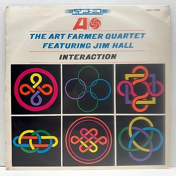 レコードメイン画像：良好!! 初回 FBペラ JPNオリジ ART FARMER QUARTET feat. JIM HALL Interaction (Atlantic SMJ-7168) w/ STEVE SWALLOW, WALTER PERKINS