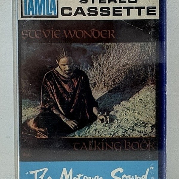 レコードメイン画像：US製 CASSETTE TAPE／テープ STEVIE WONDER Talking Book ('73 Tamla) スティーヴィー・ワンダー／トーキング・ブック 名作