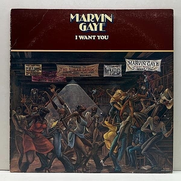 レコードメイン画像：Cut無し!美再生! 初回ジャケ USオリジナル MARVIN GAYE I Want You ('76 Tamla) JAY-Z サンプリング LEON WARE prod. || DAVID T. WALKER