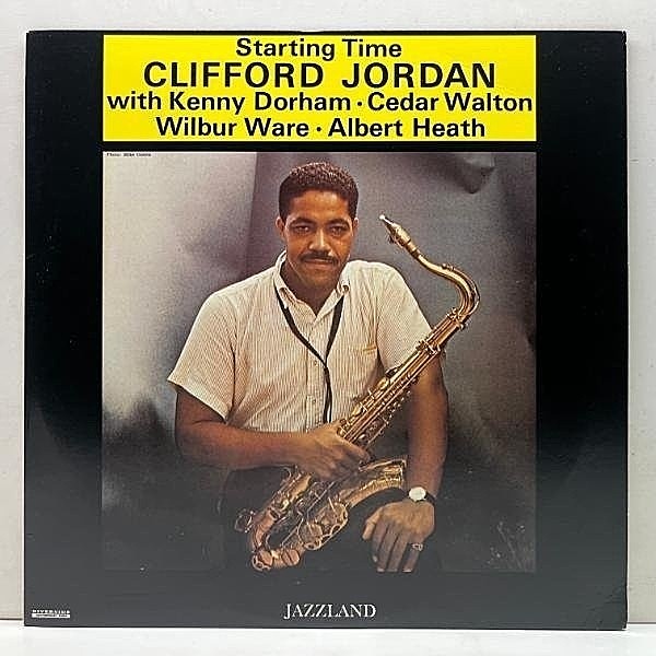 レコードメイン画像：良好!! バーコード無し CLIFFORD JORDAN Starting Time (Jazzland JLP 52) クリフォード・ジョーダン w/ Kenny Dorham, Cedar Walton