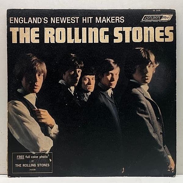 レコードメイン画像：レアな良好盤!! 初版 Unbox・Open Logo 1stマルーン MONO USオリジナル ROLLING STONES England's Newest Hit Makers ('64 London) 米 原盤