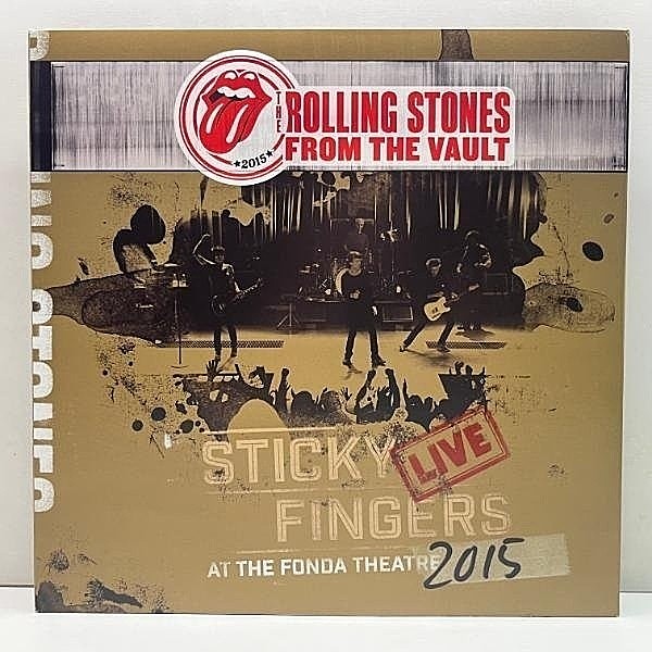 レコードメイン画像：美品!! 180g重量盤 3LP＋DVD ゲートフォールド仕様 THE ROLLING STONES Sticky Fingers Live At The Fonda Theatre US&CA共通プレス