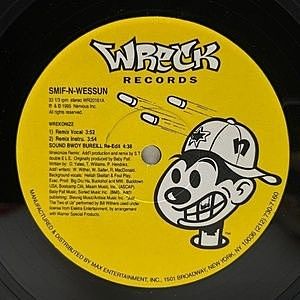 レコード画像：SMIF-N-WESSUN / Wrekonize / Sound Bwoy Bureill (Remixes)