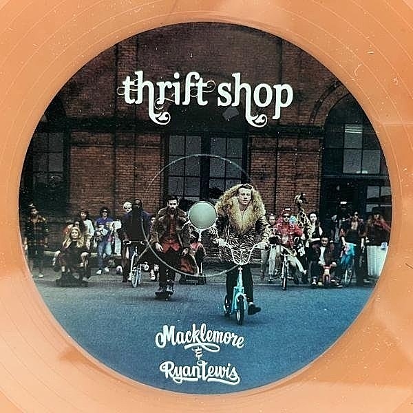 レコードメイン画像：NEDERLANDプレス 12インチ クリアヴァイナル仕様 MACKLEMORE & RYAN LEWIS Thrift Shop (Macklemore) 2013年の米国を代表する大ヒット！