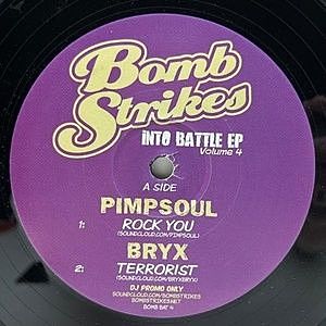 レコード画像：PIMPSOUL / BRYX / NEON STEVE / Into Battle EP Vol 4