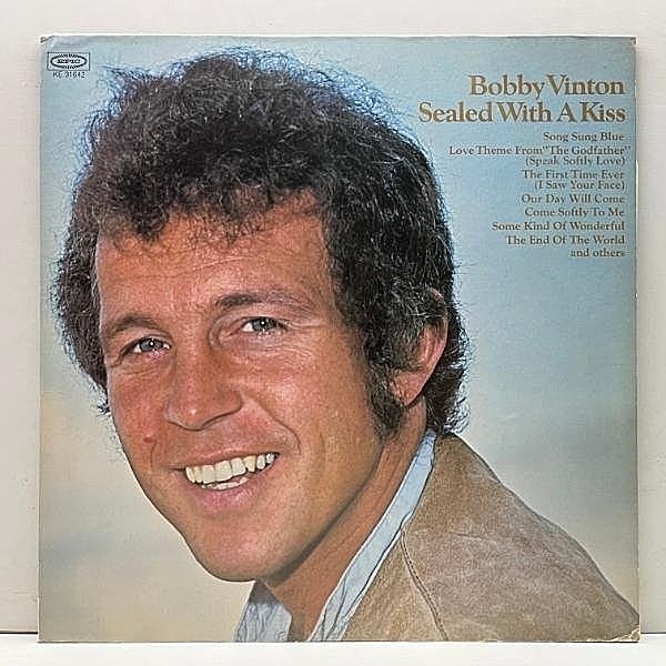 レコードメイン画像：美盤!! 初版 KE規格 USオリジナル BOBBY VINTON Sealed With A Kiss ('72 Epic) ソフトロック好きにオススメの美メロ粒揃い 米 LP 原盤