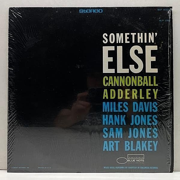 レコードメイン画像：良好!!【RVG, 耳, NYラベ】初期プレス CANNONBALL ADDERLEY Somethin Else (Blue Note 1595) キャノンボール・アダレイ／サムシン・エルス