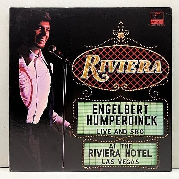 レコードメイン画像：美品 USオリジナル ENGELBERT HUMPERDINCK Live And S.R.O. At The Riviera Hotel, Las Vegas (Parrot) エンゲルベルト・フンパーディンク