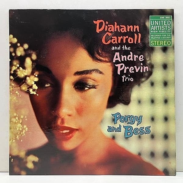 レコードメイン画像：良好!! USオリジナル 深溝 水色ラベ DIAHANN CARROLL And The ANDRE PREVIN TRIO Porgy And Bess (United UAS 4021) 初版 ステレオ