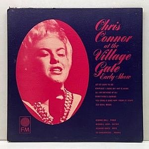 レコード画像：CHRIS CONNOR / At The Village Gate Early Show / Late Show