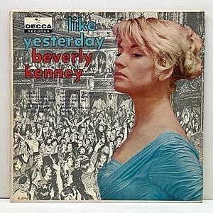 レコード画像：BEVERLY KENNEY / Like Yesterday