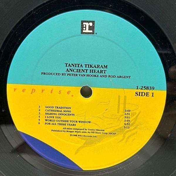 TANITA TIKARAM / Ancient Heart (LP) / Reprise | WAXPEND RECORDS